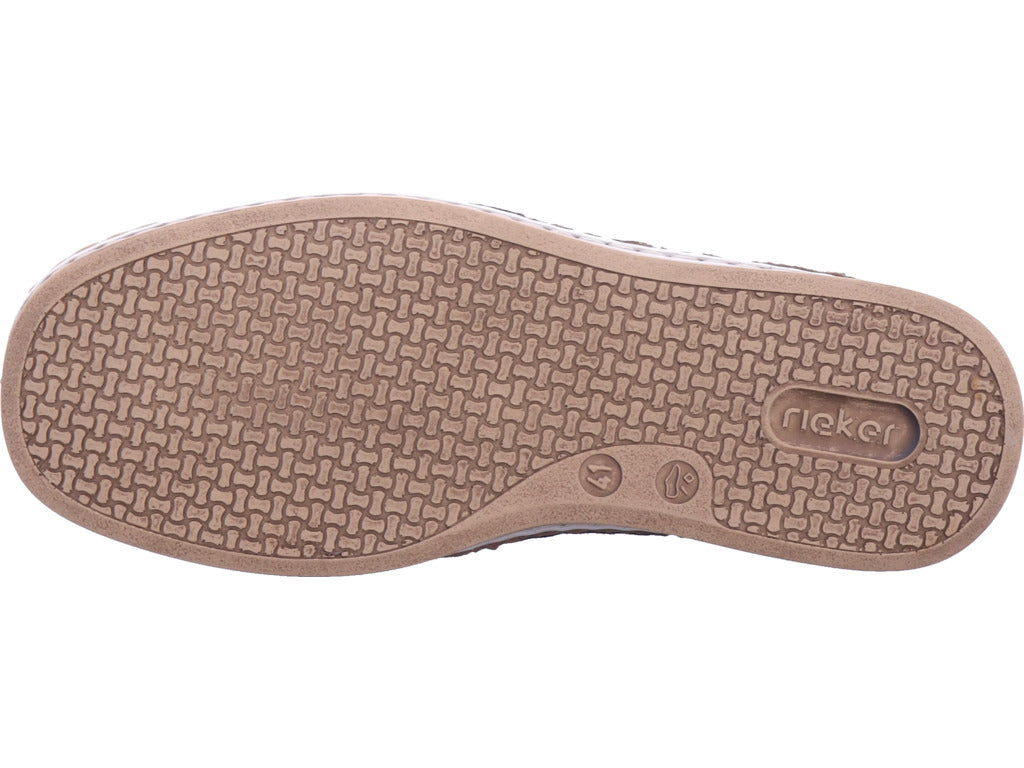 Rieker Herren Slipper Fsk Herren Halbschuhe in beige