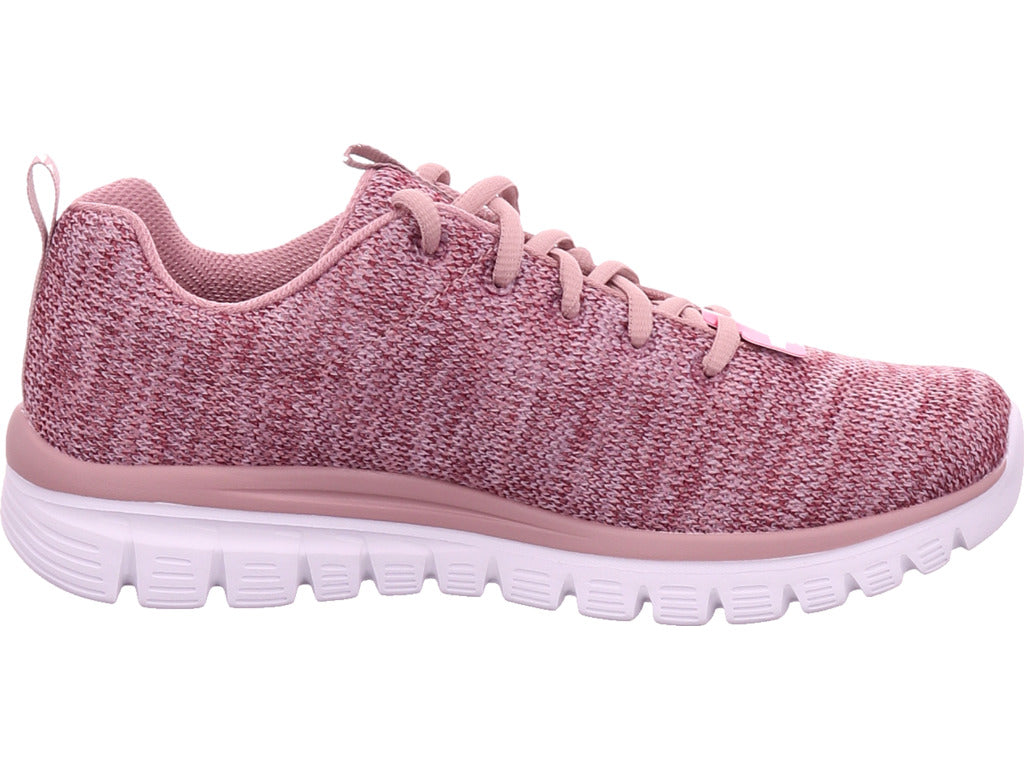 SKECHERS Dámské tenisky v červené barvě
