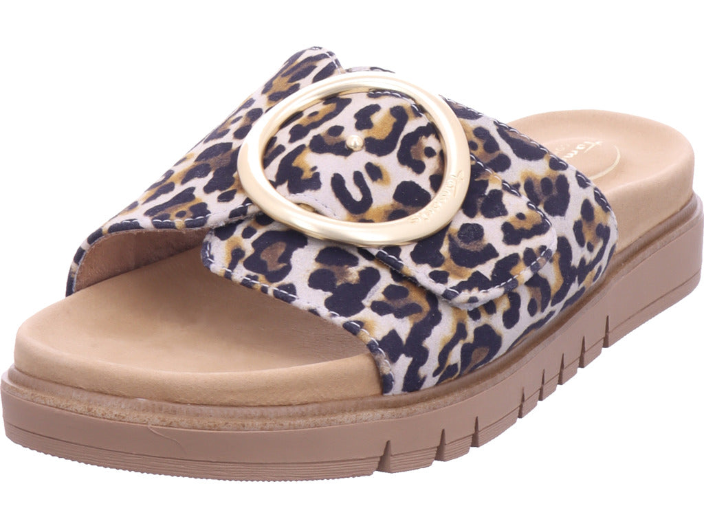 Jana Damen Pantolette M8710642 in braun