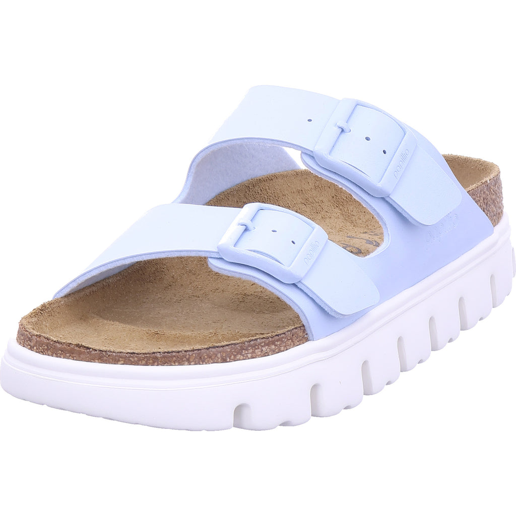 Papillio women's mule Arizona Pap Chunky Birko-Flor in light blue