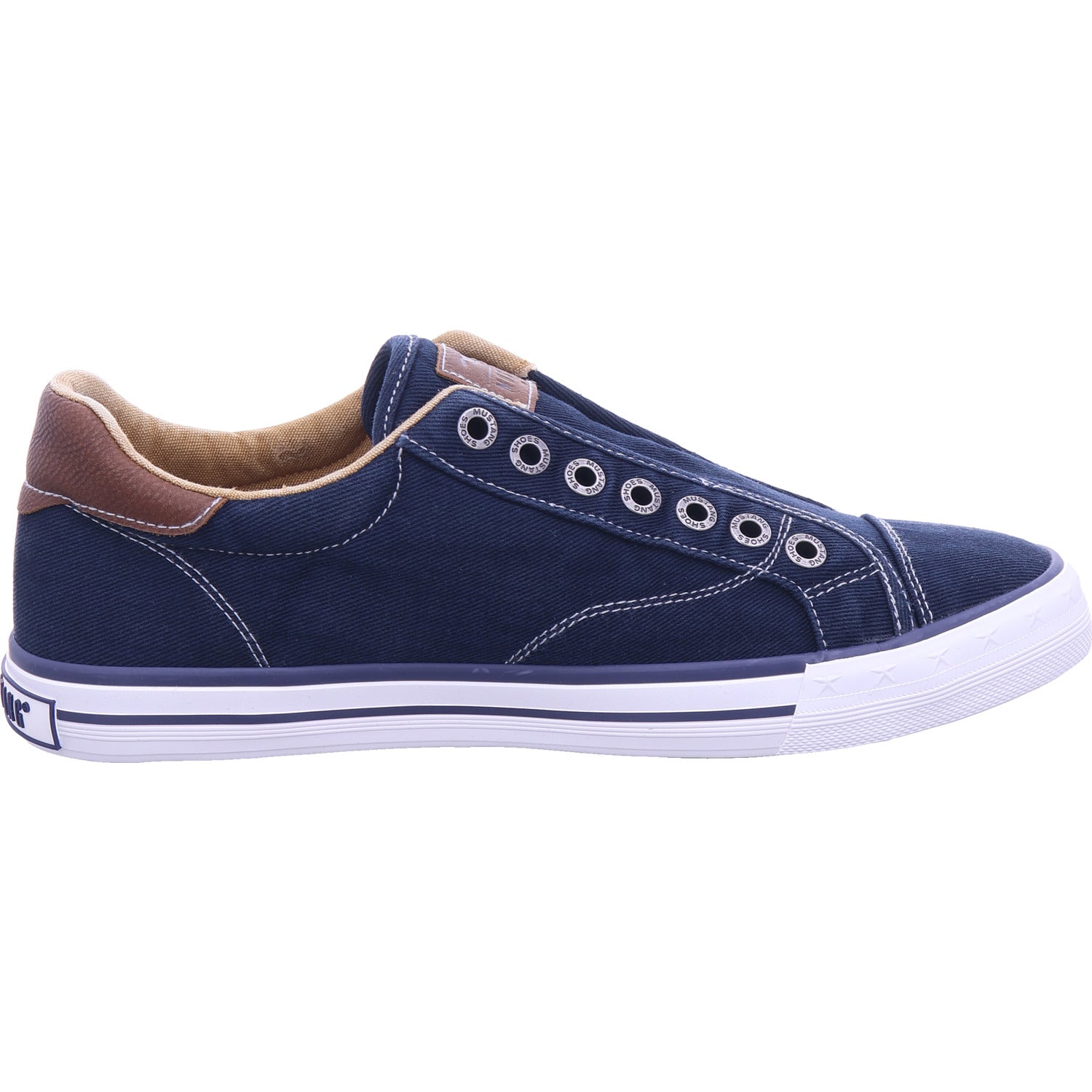 Mustang Herren Pantolette  in blau