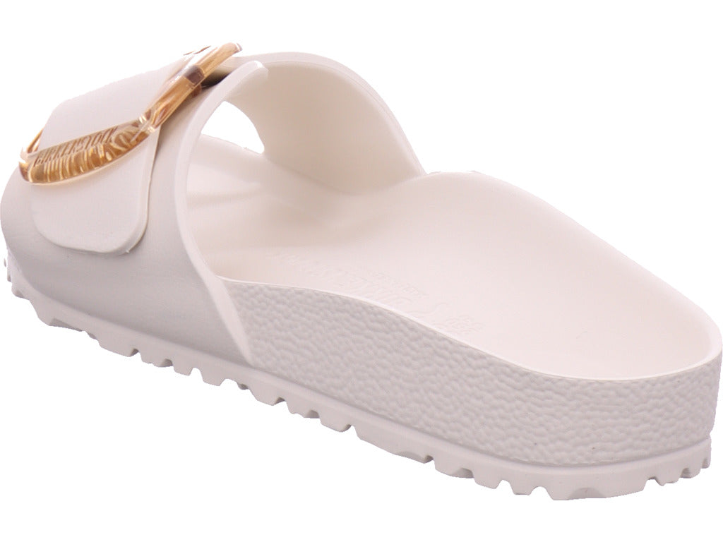 Birkenstock Women's Bathing Slipper Madrid Big Buckle Eva in White