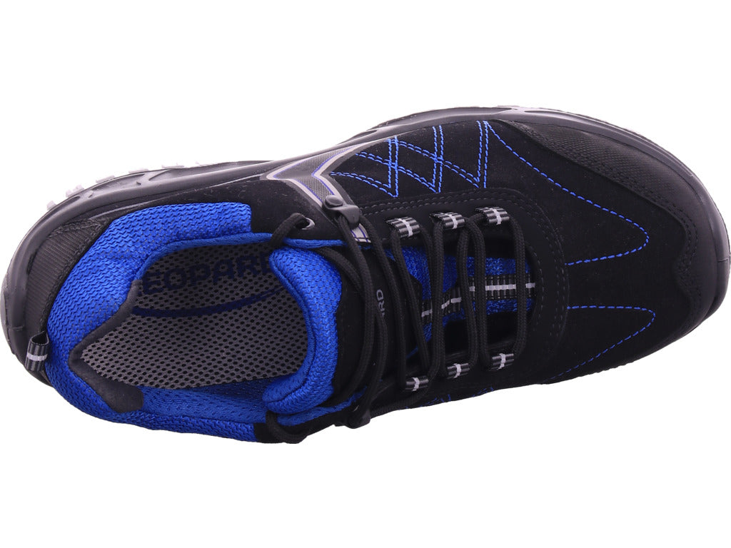 Pánská pracovní obuv Leopard, bezpečnostní gelová obuv S3 v černé barvě