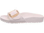 Birkenstock Women's Bathing Slipper Madrid Big Buckle Eva in White