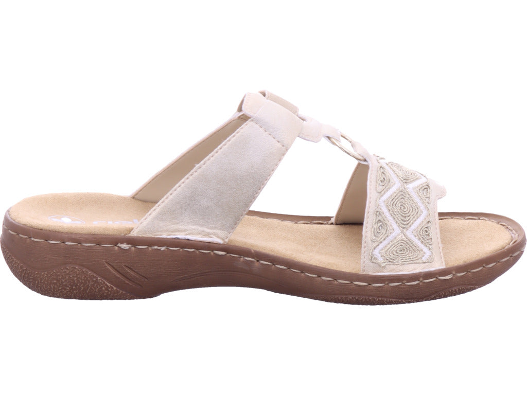 Rieker Women's Mule Fsk Women's Sandals in beige