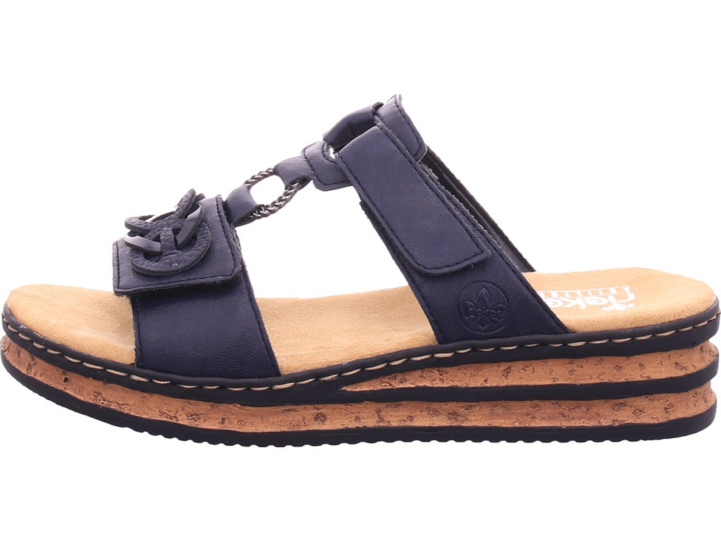 Rieker Women's Mule in blue