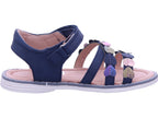 Indigo Mädchen Halbschuh  in blau
