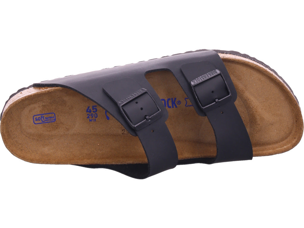 Birkenstock Herren Pantolette Arizona Bs in schwarz