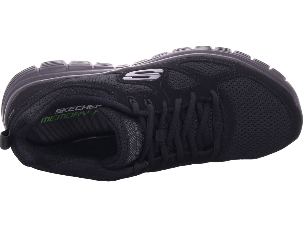 SKECHERS Men's Sneakers Burns Agoura in Black