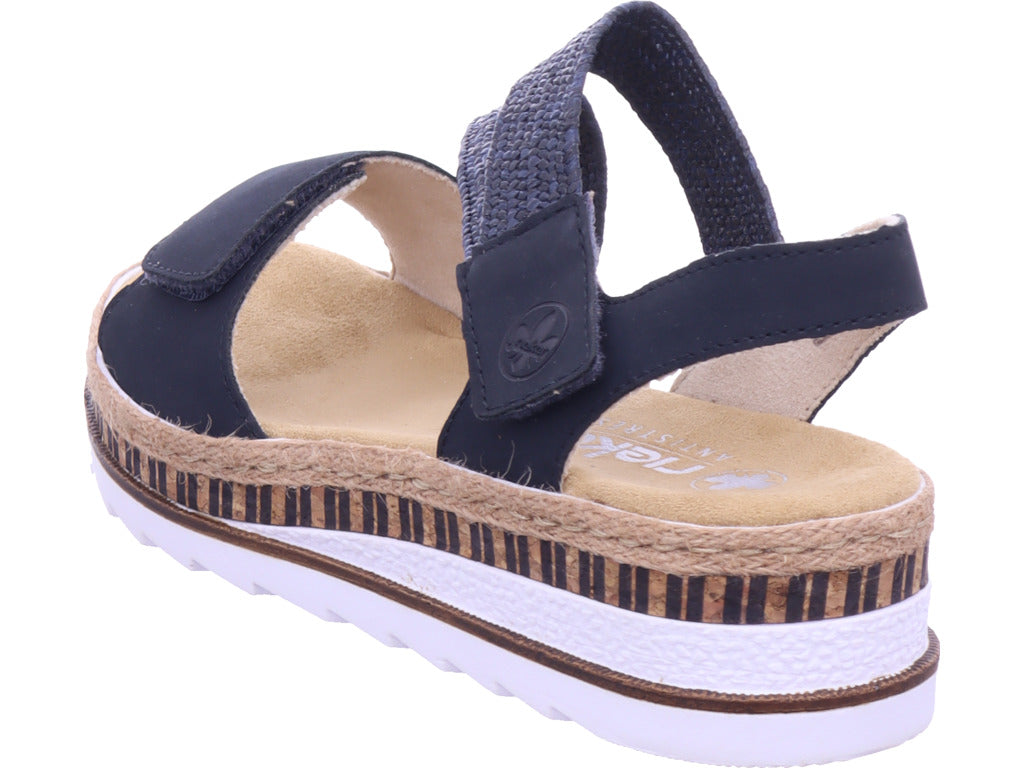 Rieker Women's Fsk Women's Sandals in blue