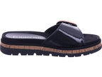 Marco Tozzi Damen Pantolette  in schwarz