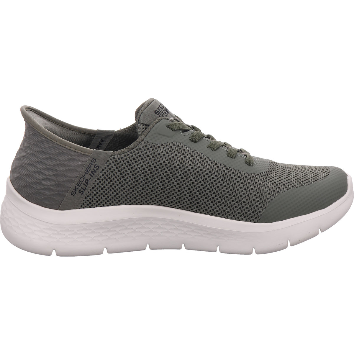 SKECHERS Pánské nazouváky Go Walk Flex v zelené barvě