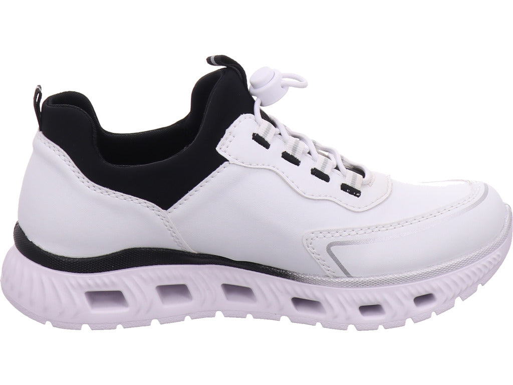 Rieker women's sneakers Fsk women's low shoes in white