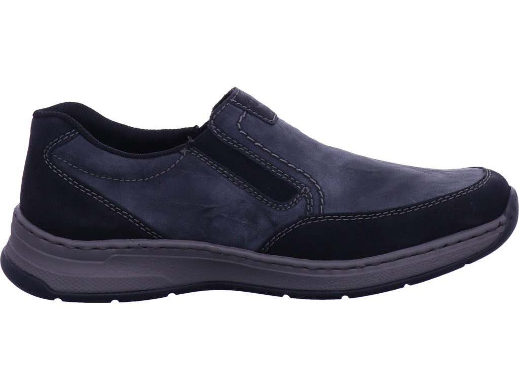 Rieker Herren Slipper Hwk Herren Halbschuhe in grau