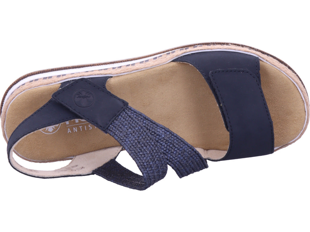 Rieker Women's Sandal Fsk Women's Sandals in blue