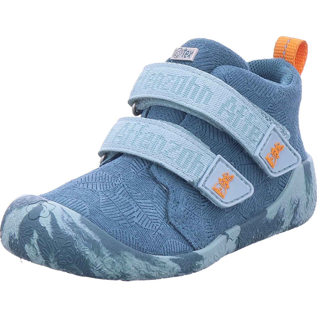 Affenzahn Jungen Lauflernschuh Leather Talky Hase in grün