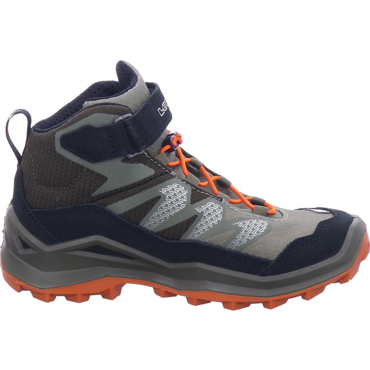 Chlapecké turistické boty Lowa Maddox Pro GTX Mid v zelené barvě