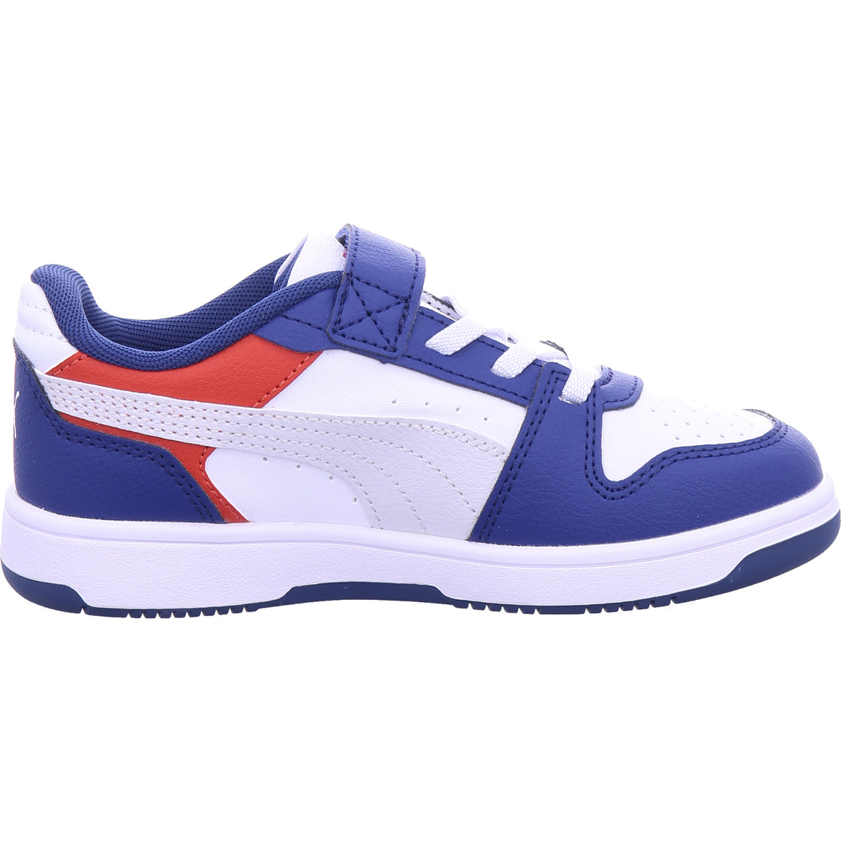 Puma Chlapecká sportovní obuv Rebound Slam Lo Ac + Ps v modré barvě