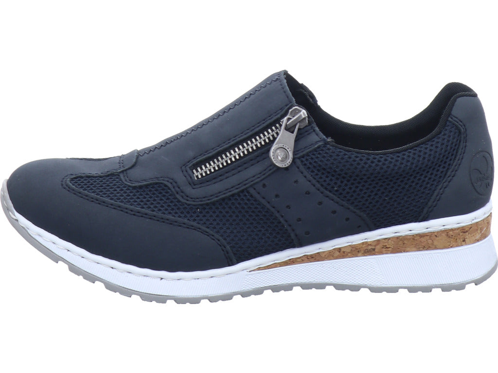 Rieker Women's Slip-On Shoes, Women's Flats in Blue