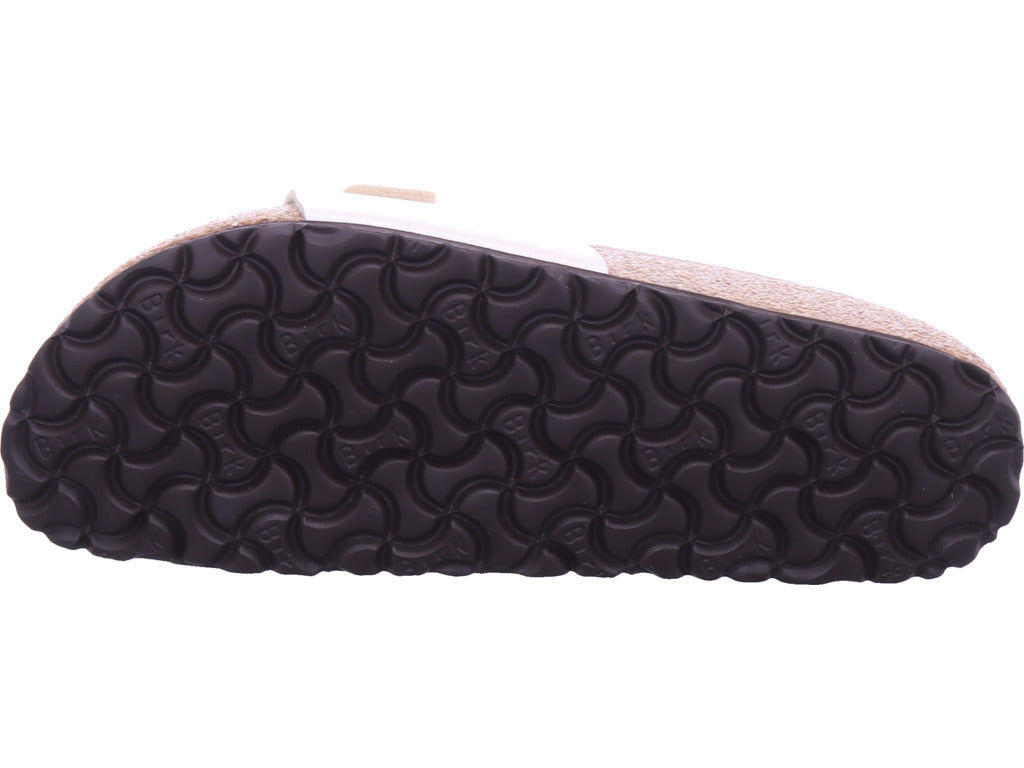 Birkenstock Madrid Birko Flor v bílé barvě