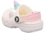 Crocs Unisex - Kinder Badeschuh Classic I Am Rainbow in weiß