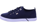 Tommy Hilfiger Damen Textilschuh Vulc Canvas in blau