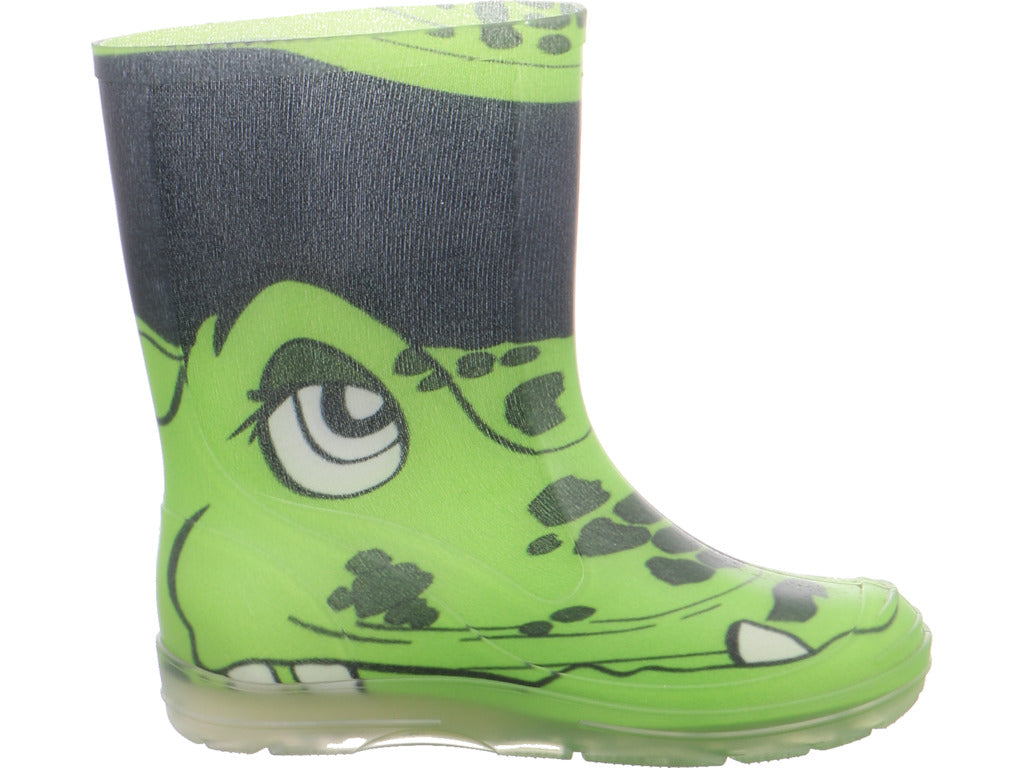 Beck Jungen Gummistiefel Croco in grün