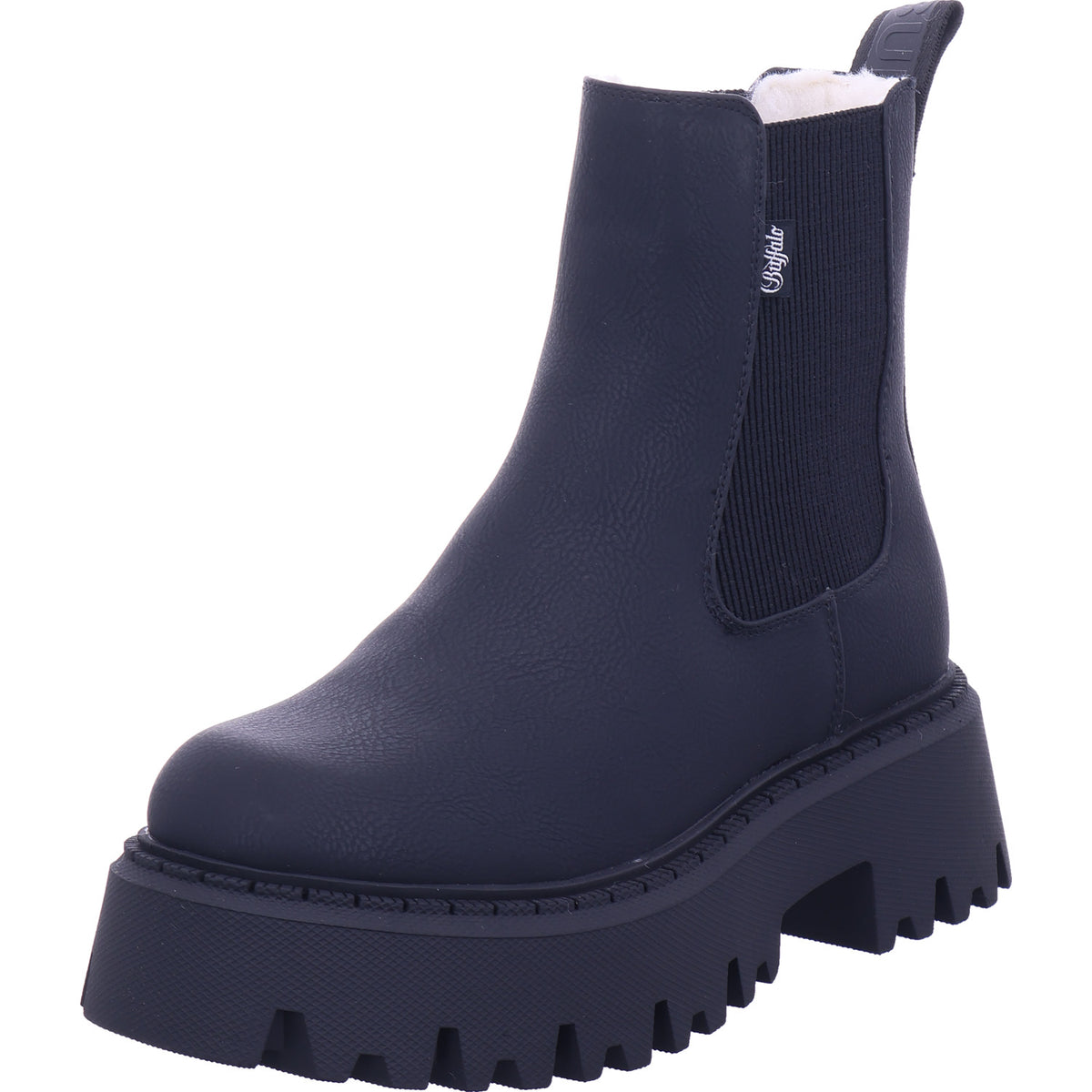 Buffalo Damen Stiefelette Bfl // Aspen Chelsea in schwarz
