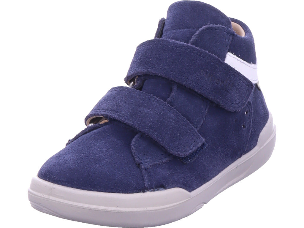 Superfit Jungen Halbschuh Halbschuh Leder \ Superfree in blau