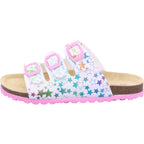 Planet Footwear Girls' Mule in white