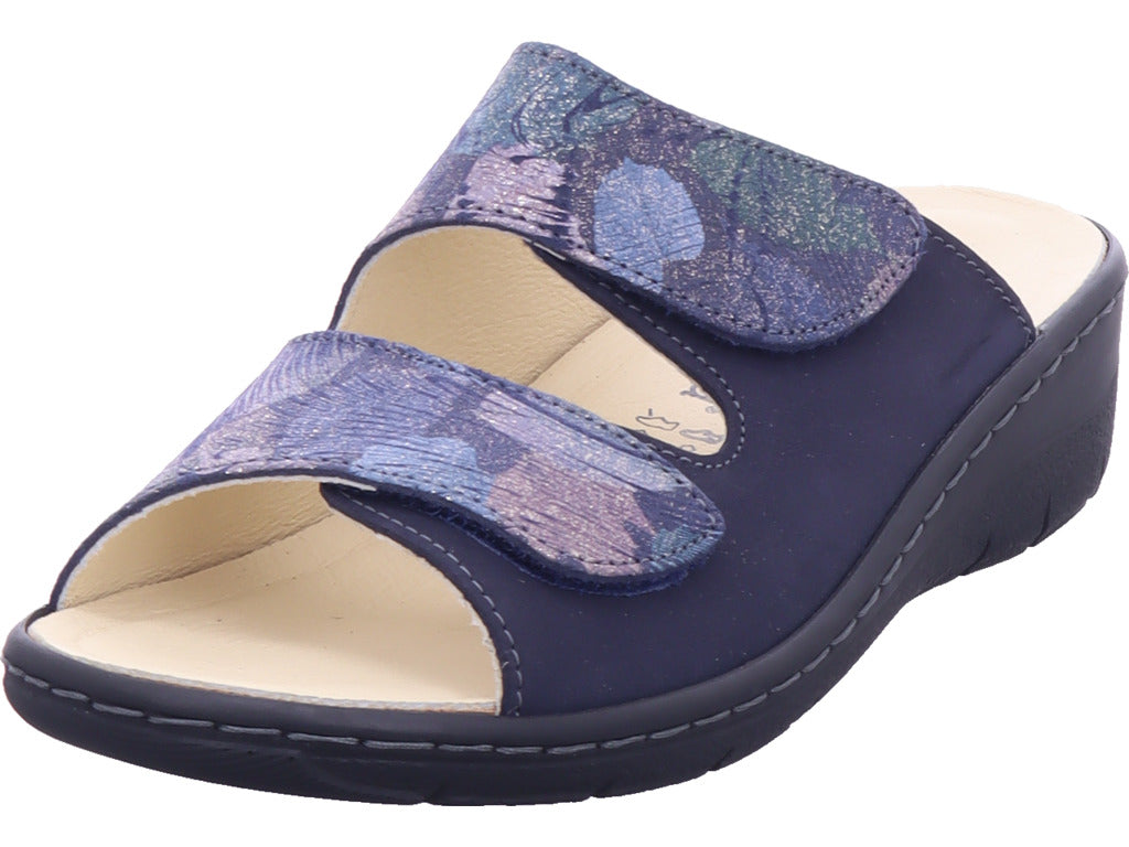 Portina Damen Pantolette  in blau