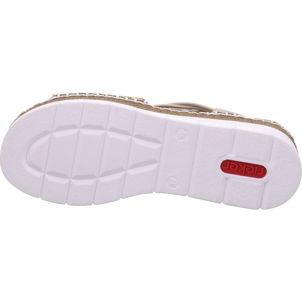Rieker Damen Sandale  in beige