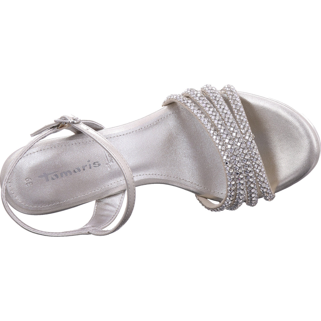 Tamaris Women's Sandals in Platinum