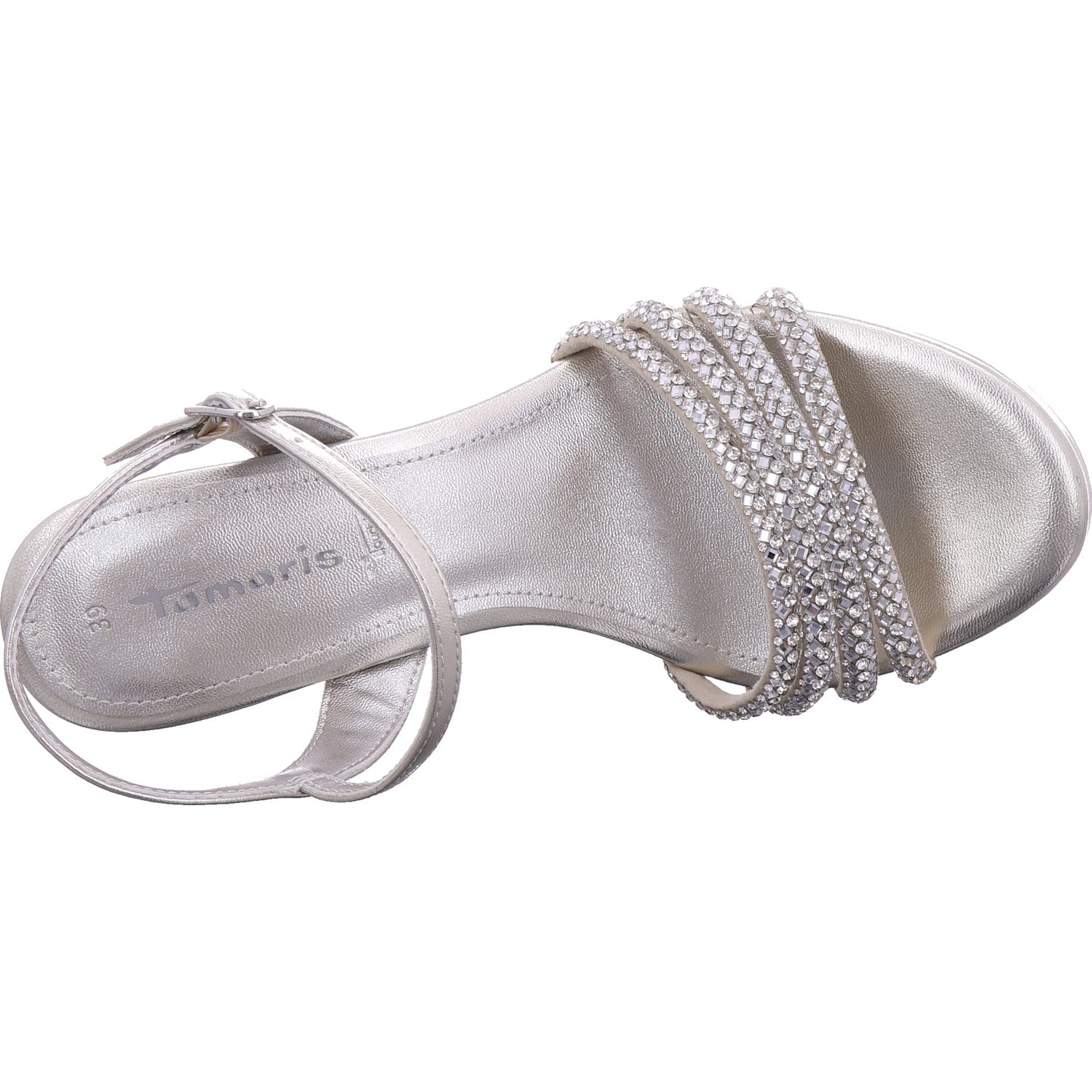 Tamaris Women's Sandals in Platinum