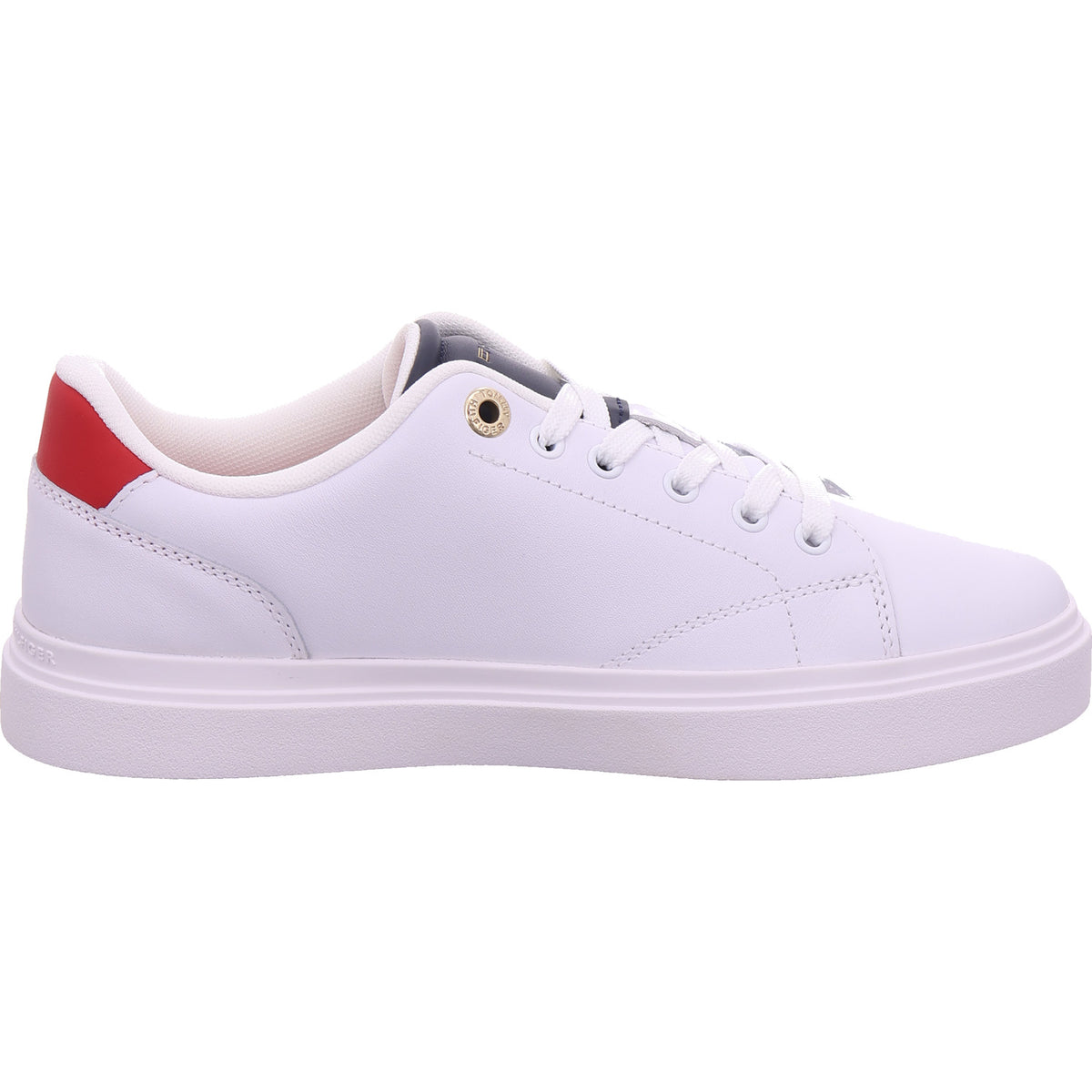 Tommy Hilfiger Damen Sneaker Th Feminine Cupsole Leather in weiß