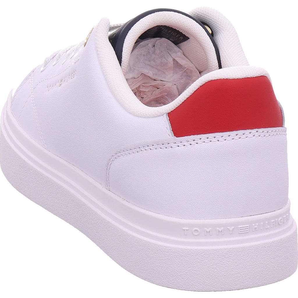 Tommy Hilfiger Damen Sneaker Th Feminine Cupsole Leather in weiß