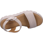 Tamaris Damen Sandalette  in sand-taupe