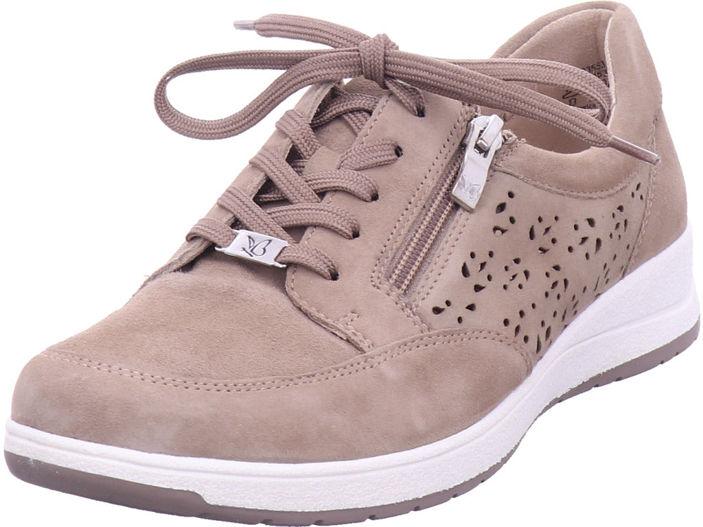 Caprice Damen Sneaker Women Lace-Up in beige
