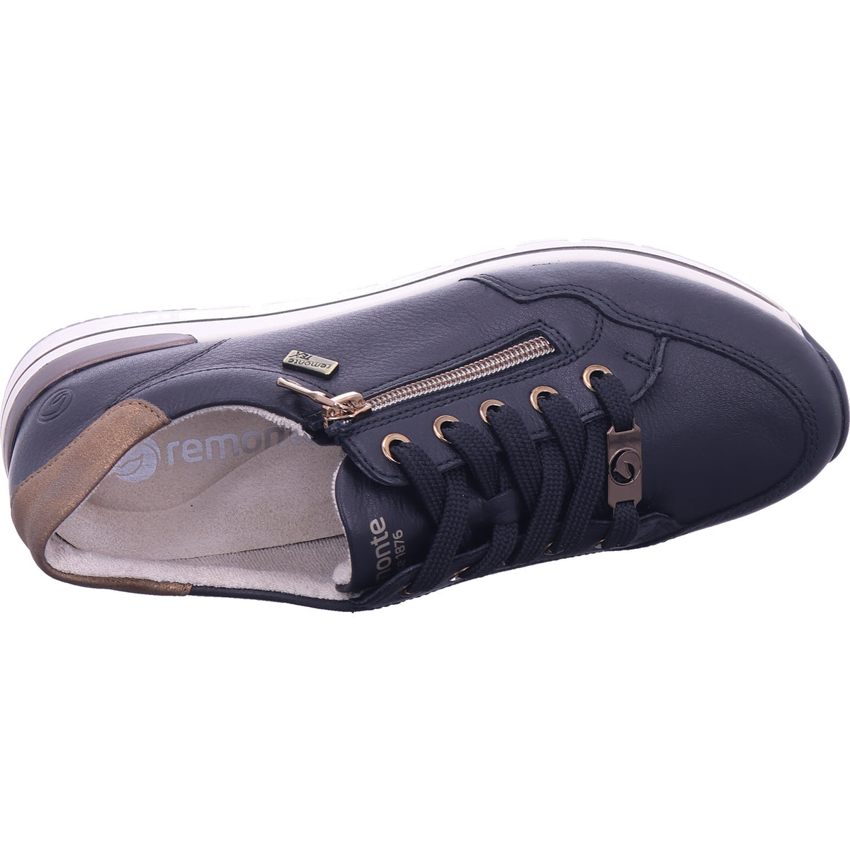 Remonte Damen Sneaker  in schwarz
