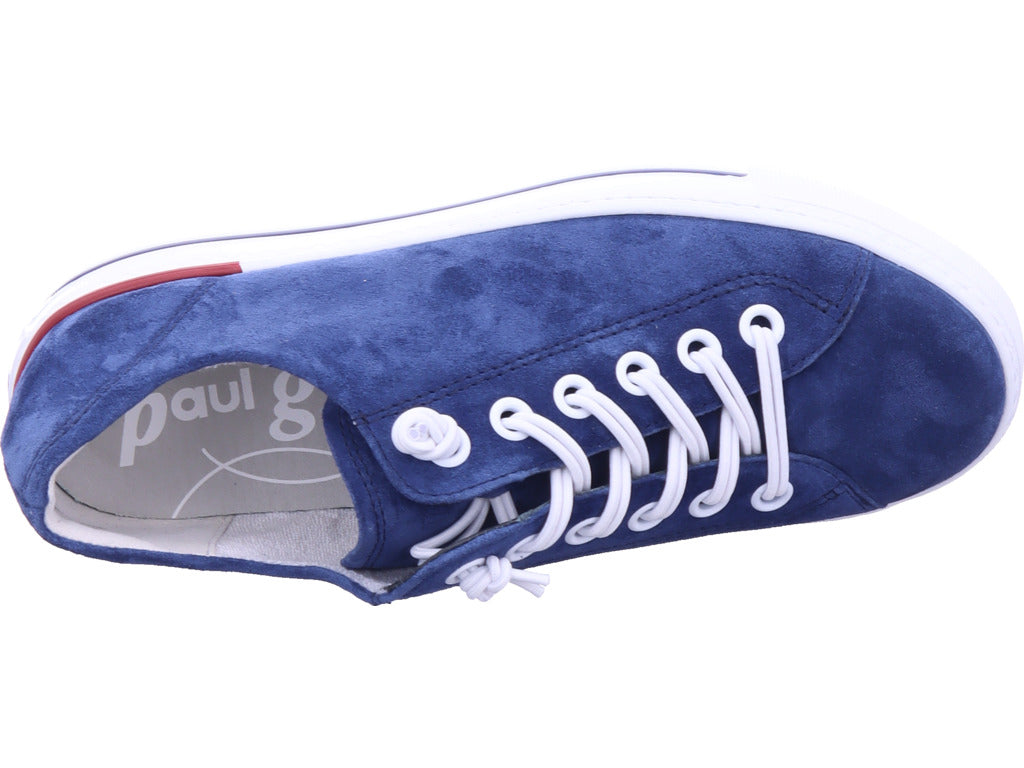 Paul Green Damen Sneaker Blau in weiß