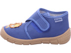 Fischer Boys' Lion Slipper in blue