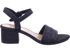 Rieker Damen Sandalette Fsk Damen Sandalen in schwarz