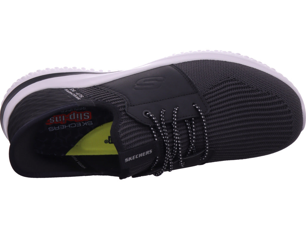 SKECHERS Men's Sneakers Delson in Black