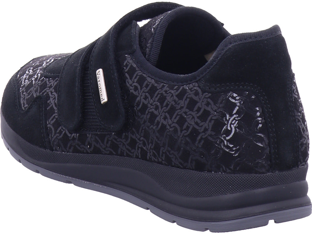 Varomed Damen Halbschuh Trenton Klettschuh in schwarz