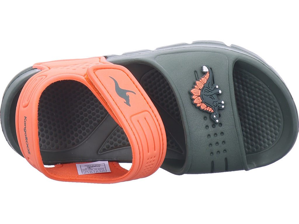 Chlapecké sandály KangaRoos v zelené barvě