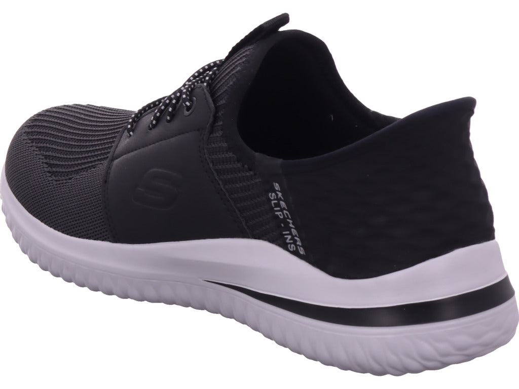 SKECHERS Men's Sneakers Delson in Black