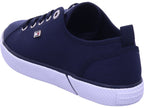 Tommy Hilfiger Damen Textilschuh Vulc Canvas in blau