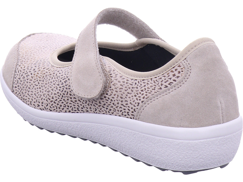 Varomed Women's Pump Sevilla Ballerina Pebble in beige