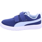 Puma chlapecká sportovní obuv Courtflex V3 Mesh Ps v modré barvě