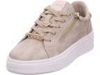 s.Oliver women's sneakers in gold